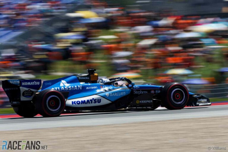 Alexander Albon, Williams, Red Bull Ring, 2026