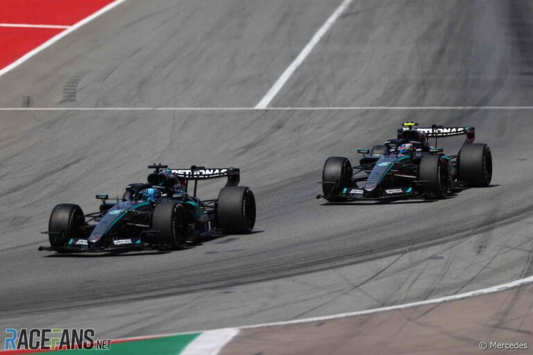 George Russell, Andrea Kimi Antonelli, Mercedes, Circuit de Catalunya, 2026