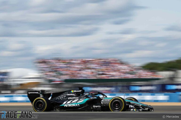 George Russell, Mercedes, Silverstone, 2026