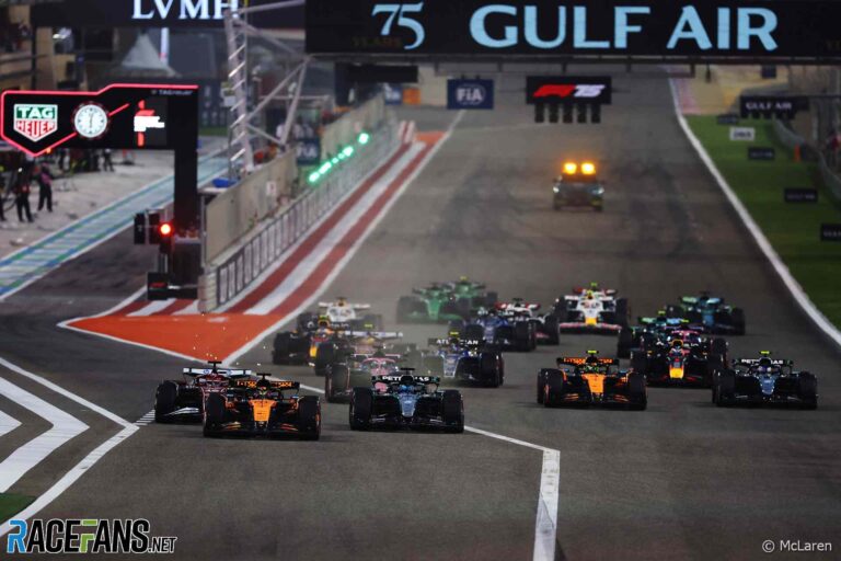 Start, Bahrain International Circuit, 2025