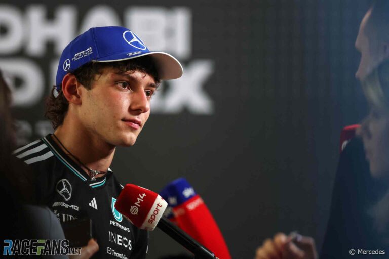 Andrea Kimi Antonelli, Mercedes, Yas Marina, 2025