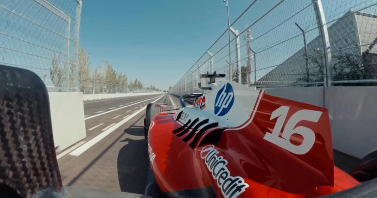 Ferrari shows off first real lap at the new Madring F1 circuit