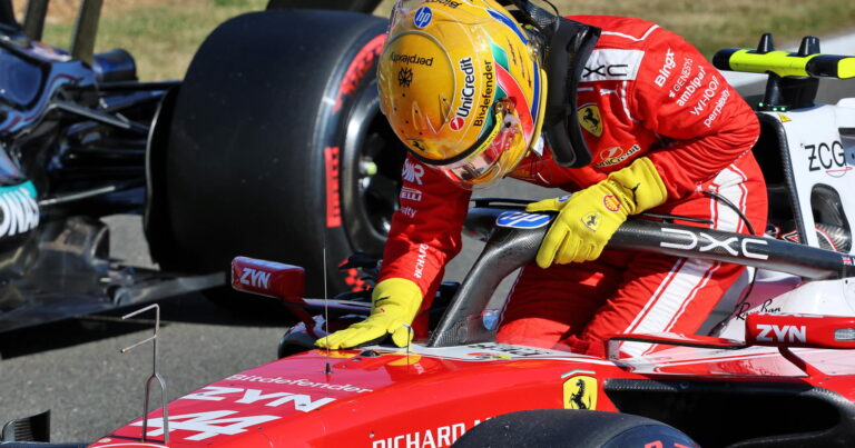 Adjusted Silverstone starting grid for 2026 F1 British Grand Prix Sprint after pit-lane start