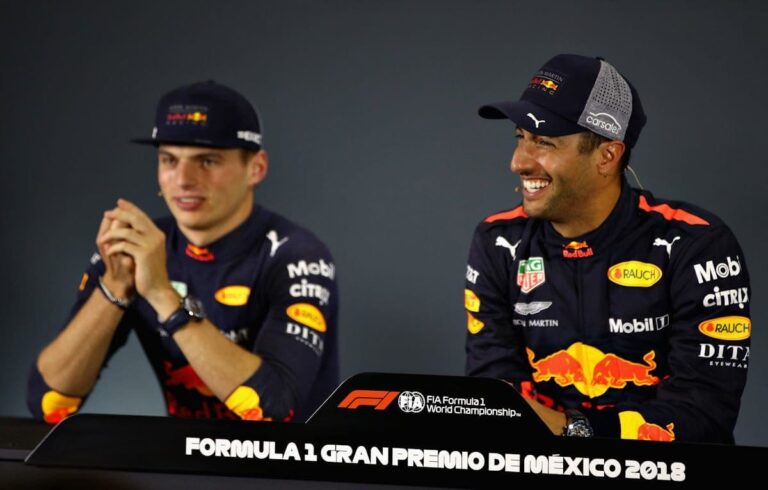 Ricciardo lidera votação sobre melhor companheiro de Verstappen