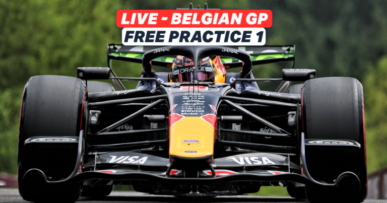 LIVE: Reaction as Verstappen fastest in Belgian GP FP1 despite major Red Bull change