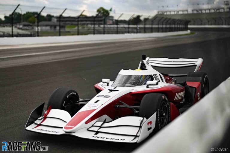 Alexander Rossi, IndyCar IR-28 test, Indianapolis Motor Speedway, 2026