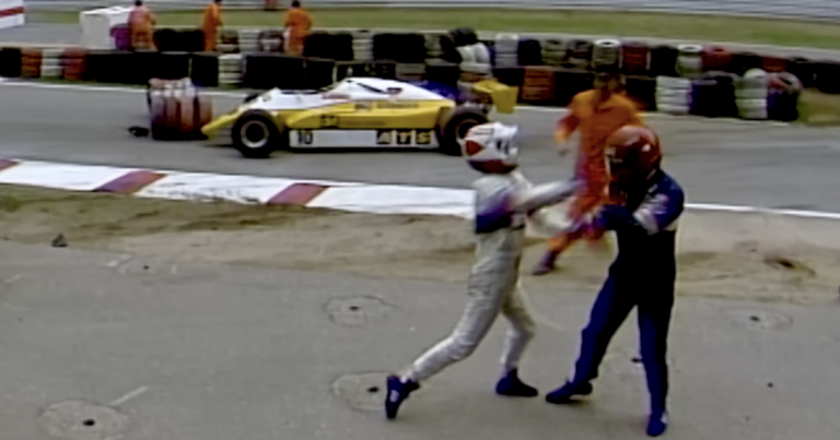 F1 champion attacks rival in bizarre incident - On This Day