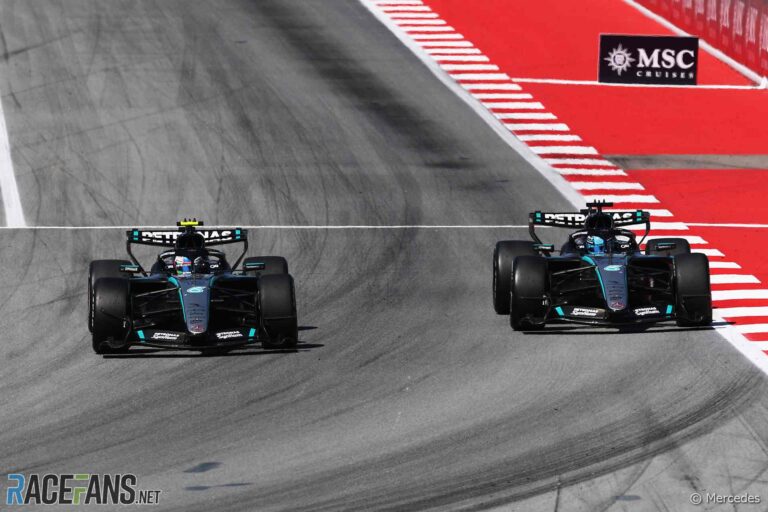 George Russell, Andrea Kimi Antonelli, Mercedes, Circuit de Catalunya, 2026