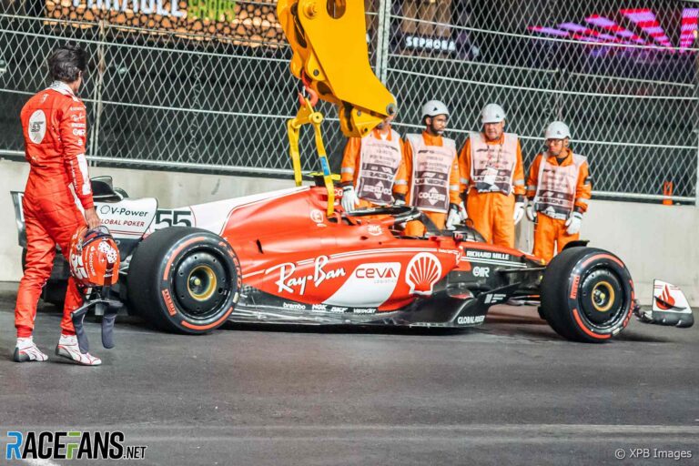 Carlos Sainz Jnr, Ferrari, Las Vegas Strip Circuit, 2023
