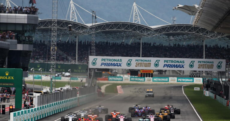 Malaysia F1 race start time confirmed as F2 champion lands new seat - RacingNews365 Review