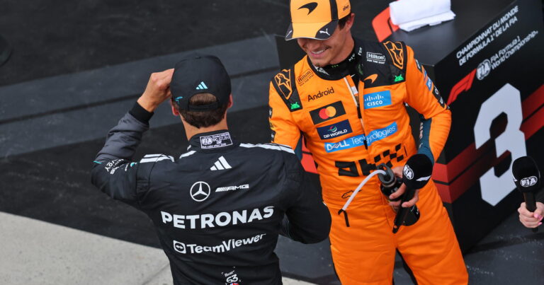 Lando Norris airs 'opposite' George Russell observation after F1 reality shock