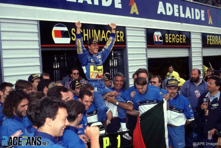 Michael Schumacher, Benetton, Adelaide, 1994