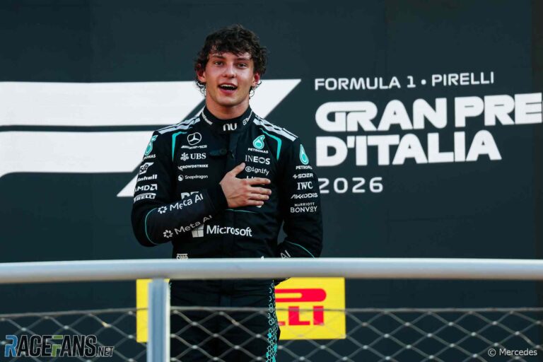 Andrea Kimi Antonelli, Mercedes, Monza, 2026