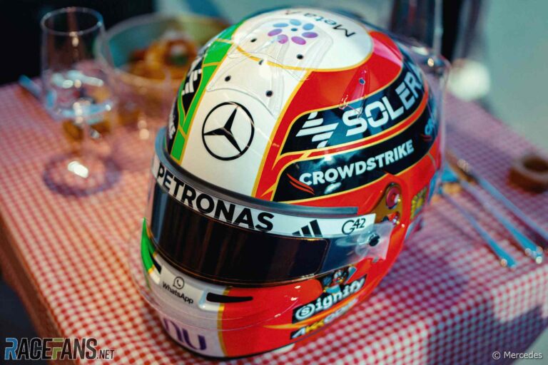 Andrea Kimi Antonelli's 2026 Italian Grand Prix helmet