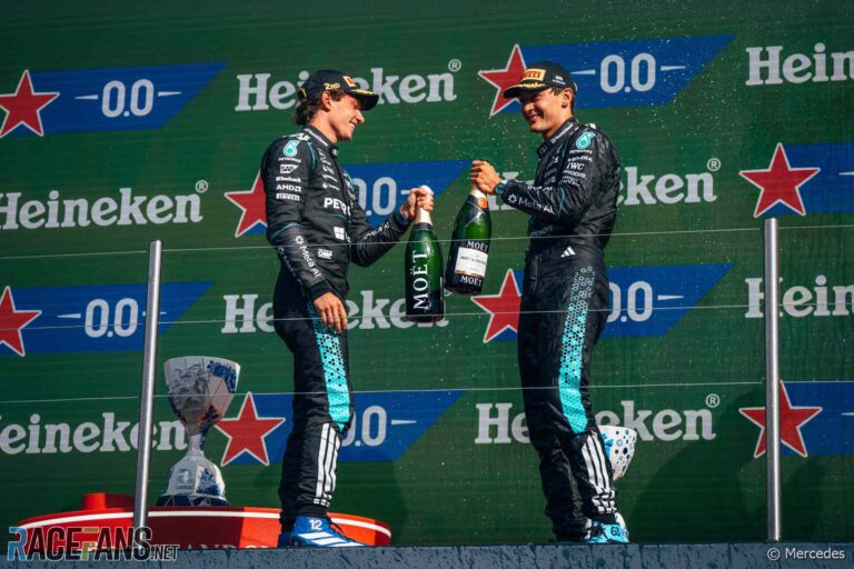 Andrea Kimi Antonelli, George Russell, Mercedes, Zandvoort, 2026