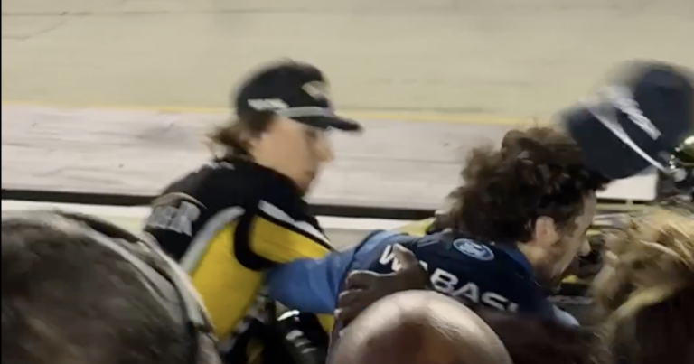 Major drama as punches thrown in huge NASCAR brawl