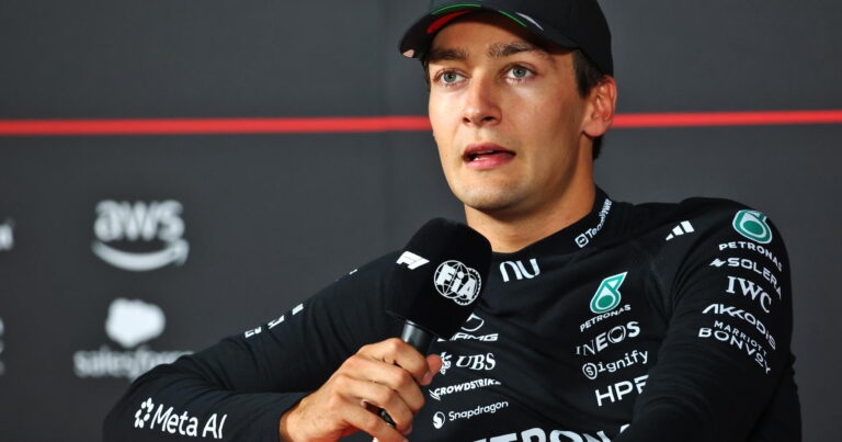 George Russell makes grid penalty declaration as Fernando Alonso quizzed on retirement - RacingNews365 Review