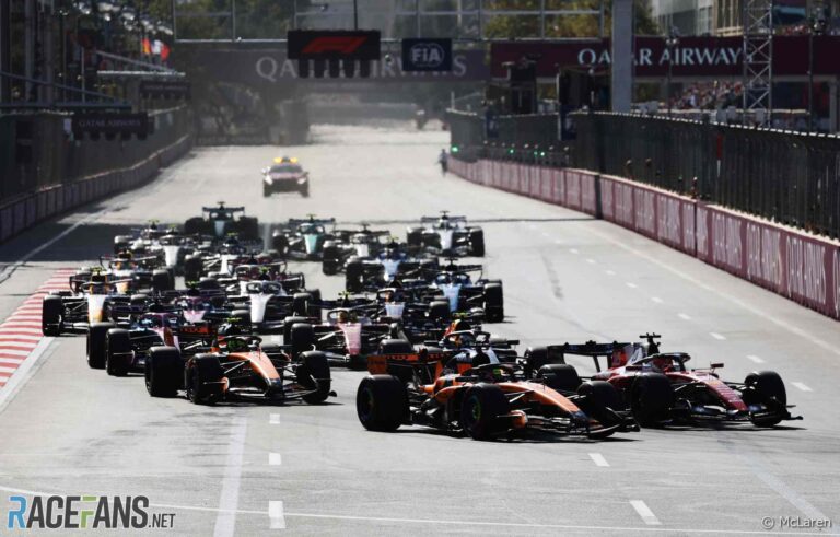 Start, Baku City Circuit, 2026