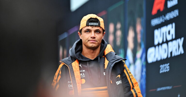 Lando Norris criticised for Madrid cool-down room action