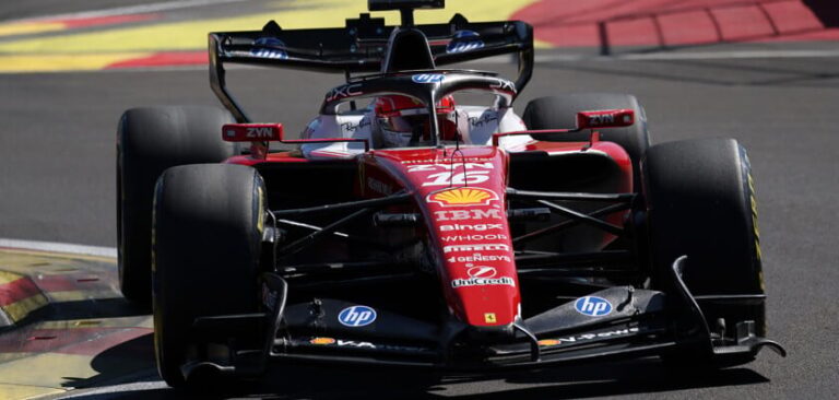 Leclerc dá atualização sobre motor Ferrari após forte acidente em Monza
