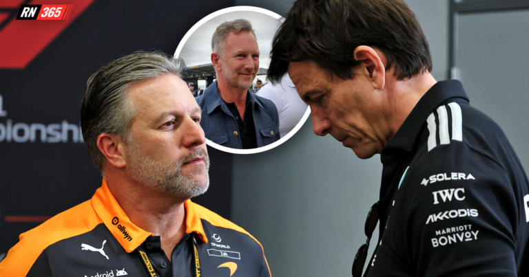 Christian Horner explains why Zak Brown 'can't ruffle feathers' of Toto Wolff
