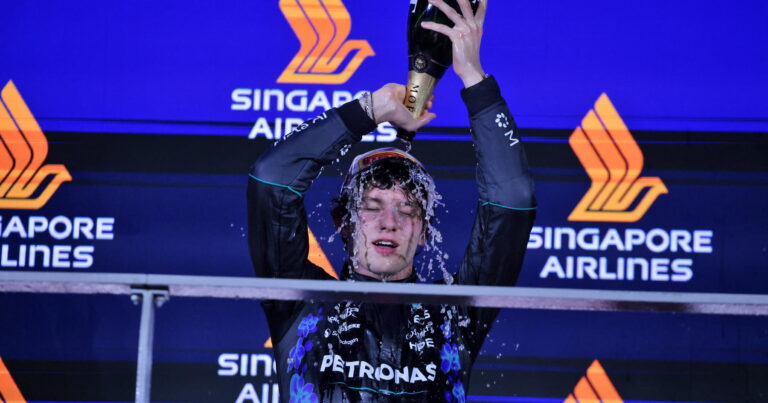 Mercedes diagnose possible cause of strange Kimi Antonelli Singapore leak