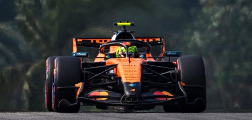 Norris reconhece erro da McLaren em estratégia de pneus na Malásia