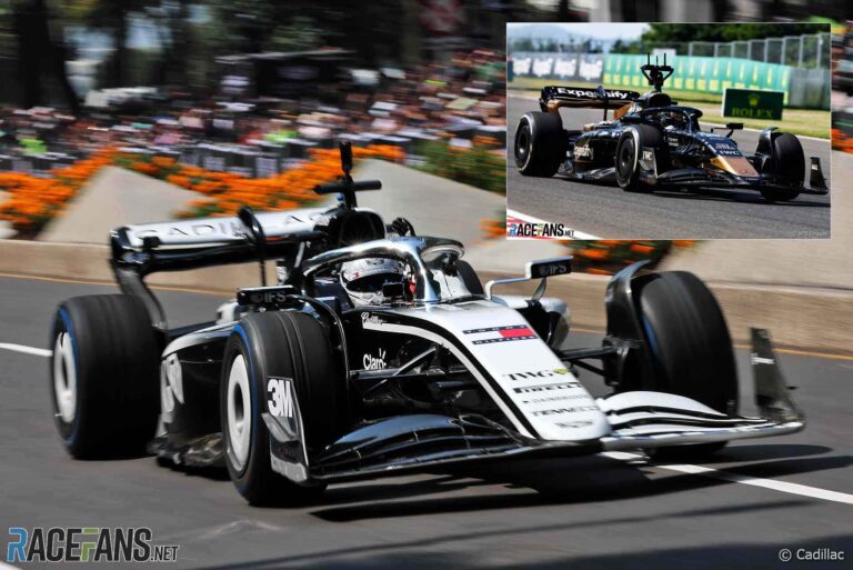 Sergio Perez's showrun car was used for F1: The Movie
