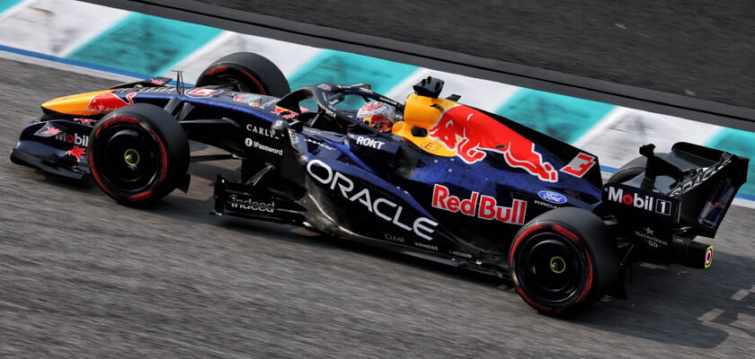 Verstappen quebra domínio e Bortoleto brilha em Sepang